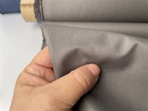 Vejrbestandig teknisk bomuld - i blid grå